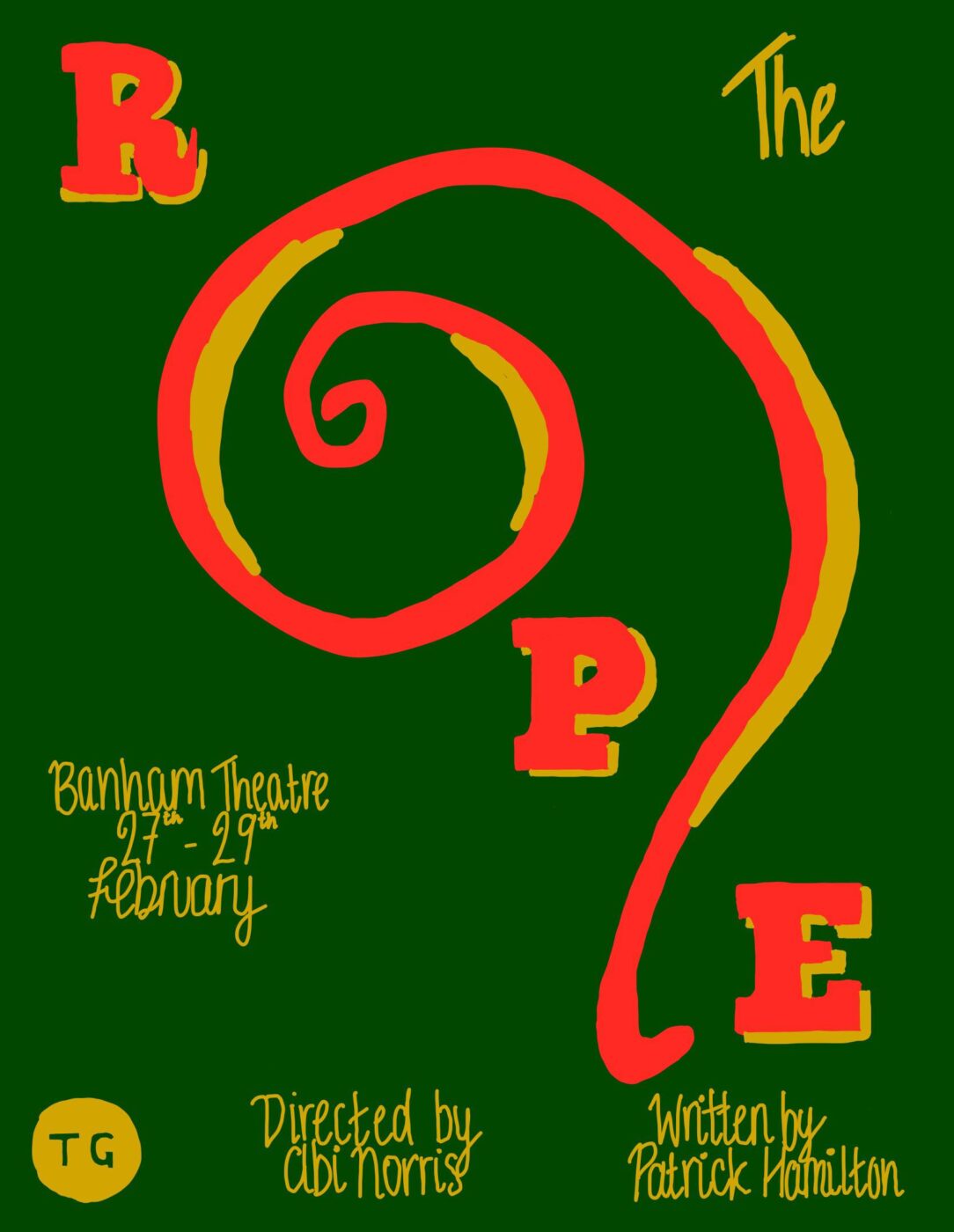 The Rope poster with show info